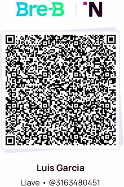 QR Bre-B para transferir a MathUNAL